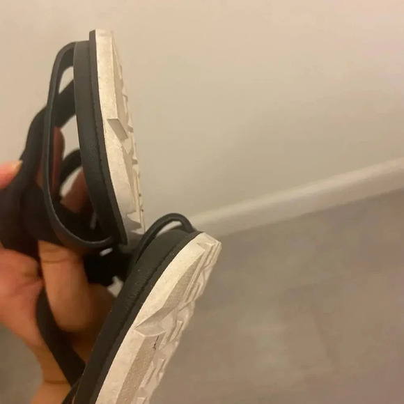 Sorel Roaming Decon Leather Sandal Black Size 8 - Picture 7 of 8